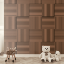 Панель МДФ STELLA Comfort De Luxe Акустическая Terracotta 600х600х9 мм