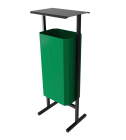 Урна уличная Allerd Стандарт 50л (зеленый)