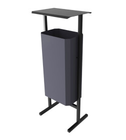 Урна уличная Allerd Стандарт 50л (серый)