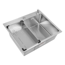 Комплект ARFEKA ECO AR мойка 600*500, коландер G, дозатор SATIN (ECO AR 600*500+CL AR G+DS AR SATIN) 