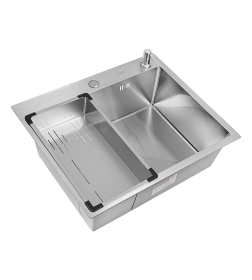 Комплект ARFEKA ECO AR мойка 600*500, коландер G, дозатор SATIN