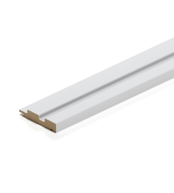 Профиль Финиш МДФ Stella Beats Standart Белый 2700x77x16 мм