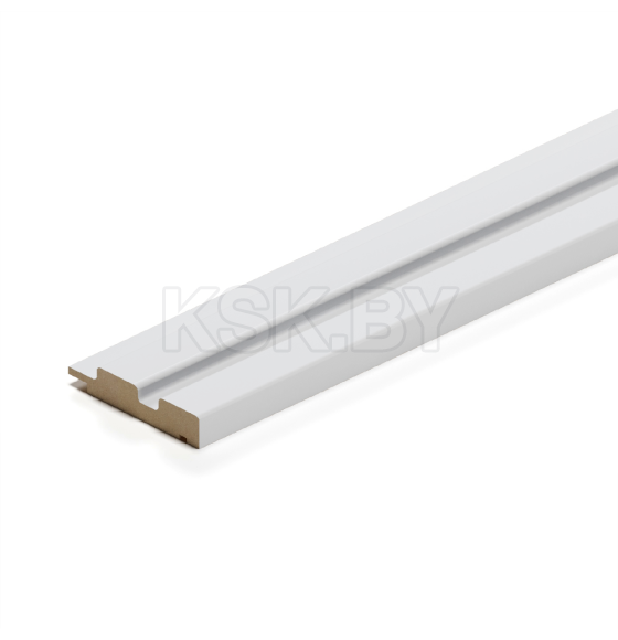 Профиль Финиш МДФ Stella Beats Standart Белый 2700x77x16 мм