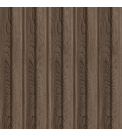 Панель Стеновая Реечная МДФ Stella Beats Light Орех Бразильский 2700x119x16 мм