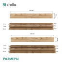 Панели 3D МДФ STELLA Light Пекан (уп-1.13 кв.м)