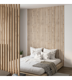 Интерьерная рейка МДФ Бриона Light Пекан 2700х40х16 мм.