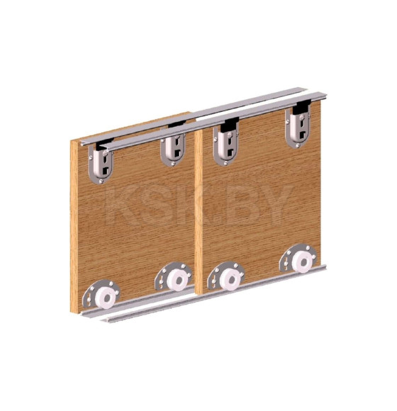 Опорная система FR-02 для раздвижных перегородок (1800мм)на 2 створки (14982) 