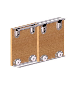 Опорная система FR-02 для раздвижных перегородок (2400мм)на 2 створки