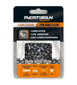 Цепь пильная PARTISAN PN38BL152E