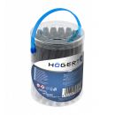 Маркеры перманентные черные 45 шт. HOEGERT (HT3B780) 