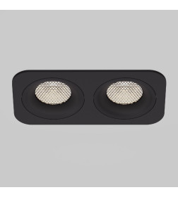 Светильник встраиваемый светодиодный Tetro 20W 4000K черный IP44 ES