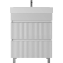 Тумба напольная Айсберг Бриз 70 2 ящика под умывальник Фостер DB3008T (DB3008T) 