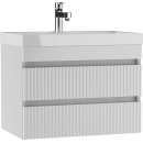 Тумба подвесная Айсберг Бриз 70 2 ящика под умывальник Unit DB3004T (DB3004T) 
