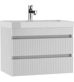 Тумба подвесная Айсберг Бриз 70 2 ящика под умывальник Unit DB3004T