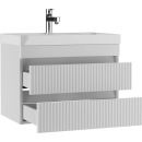 Тумба подвесная Айсберг Бриз 70 2 ящика под умывальник Unit DB3004T (DB3004T) 