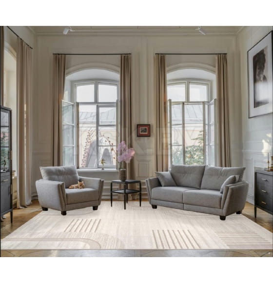 Ковры тканные DIOS F437, 1,6*2,3, STAN, CREAM