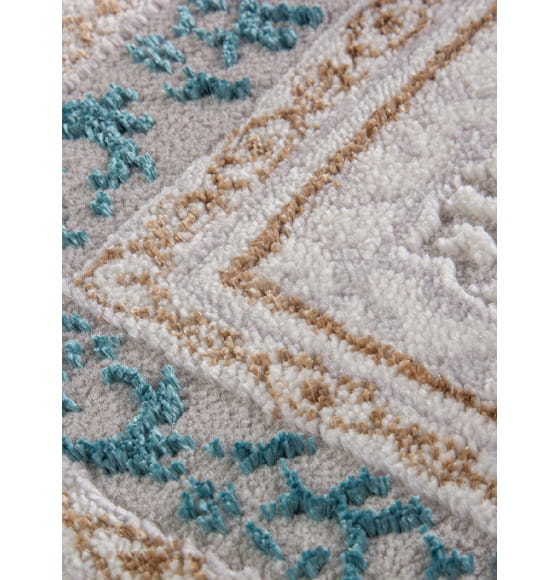 Ковры тканные HALIF F641, 0,8*1,5, STAN, GREEN-BLUE 