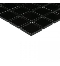 Мозаика Black glass 4*25*25 300*300