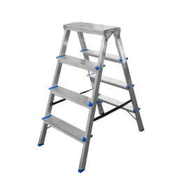 Лестница-стремянка алюминиевая двухсторонняя  90 см 4 ступени TARKO