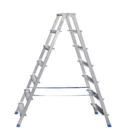 Лестница-стремянка алюминиевая двухсторонняя 159 см 7 ступеней TARKO