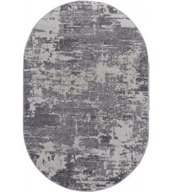 Ковры тканные NATUREL F231, 1,5*2,3, OVAL, GRAY