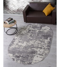 Ковры тканные NATUREL F231, 1,5*2,3, OVAL, GRAY