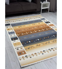 Ковры тканные ZUMMA F595, 1,2*1,8, STAN, ORANGE