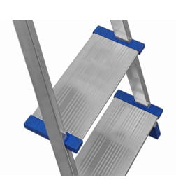 Лестница-стремянка алюминиевая двухсторонняя  с увеличенной площадкой  3 ступени TARKO