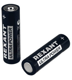 Батарейка AA LR06 1,5 V алкалиновая (упак. 2шт) Rexant