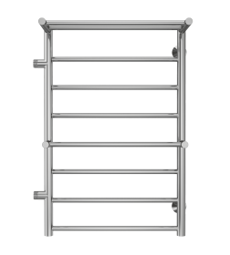Полотенцесушитель Terminus Аврора П8 500х800 бп500 слева с 2 полками