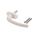 Ручка оконная алюминиевая "Tango" штифт 38мм,белая (ROS2007.07/1) 