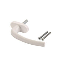 Ручка оконная алюминиевая "Tango" штифт 38мм,белая