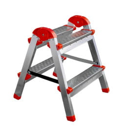Лестница-стремянка стальная двухсторонняя 38 см 2 ступени Dogrular ЯРУС