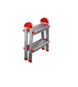 Лестница-стремянка стальная двухсторонняя 38 см 2 ступени Dogrular ЯРУС