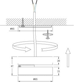 Светильник точечный накладной Arte Lamp VELA A2511PL-1BK