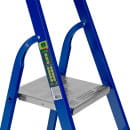 Лестница-стремянка стальная (5 алюминиевых ступеней) Сибртех 97955 (97955) 