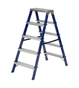 Лестница-стремянка двусторонняя стальная (5 ступеней) Сибртех 97935