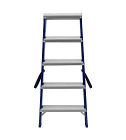 Лестница-стремянка двусторонняя стальная (5 ступеней) Сибртех 97935
