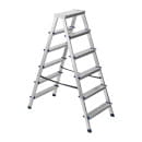 Лестница-стремянка двусторонняя алюминиевая (6 ступеней) Сибртех 97926 (97926) 