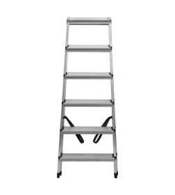 Лестница-стремянка двусторонняя алюминиевая (6 ступеней) Сибртех 97926