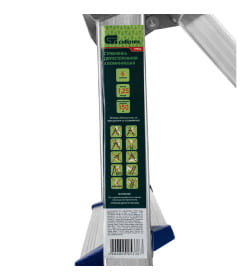 Лестница-стремянка двусторонняя алюминиевая (6 ступеней) Сибртех 97926