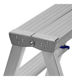 Лестница-стремянка двусторонняя алюминиевая (4 ступени) Сибртех 97924