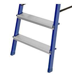 Лестница-стремянка стальная 9 алюминиевых ступеней Сибртех 97959