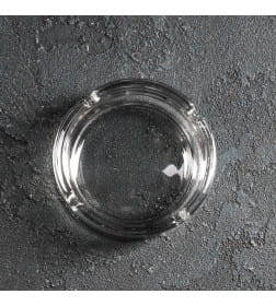 Пепельница стеклянная"Круглая"  02с1015