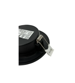 Светильник светодиодный ультратонкий 5W 4000K круг черный Fit TruEnergy