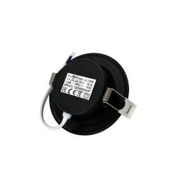 Светильник светодиодный ультратонкий 5W 4000K круг черный Fit TruEnergy