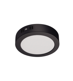Светильник накладной светодиодный 20W 4000K (10117) круг черный TruEnergy