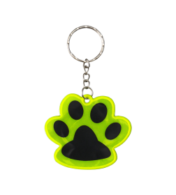 Брелок для ключей на кольце «Лапка», светоотражающий, 5.5×5 см, МИКС  2260821