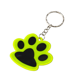 Брелок для ключей на кольце «Лапка», светоотражающий, 5.5×5 см, МИКС  2260821
