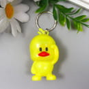 Фонарик-брелок для ключей на кольце «Цыплёнок», мигает, 5.5×3×2.8 см, МИКС  6991157             (6991157) 